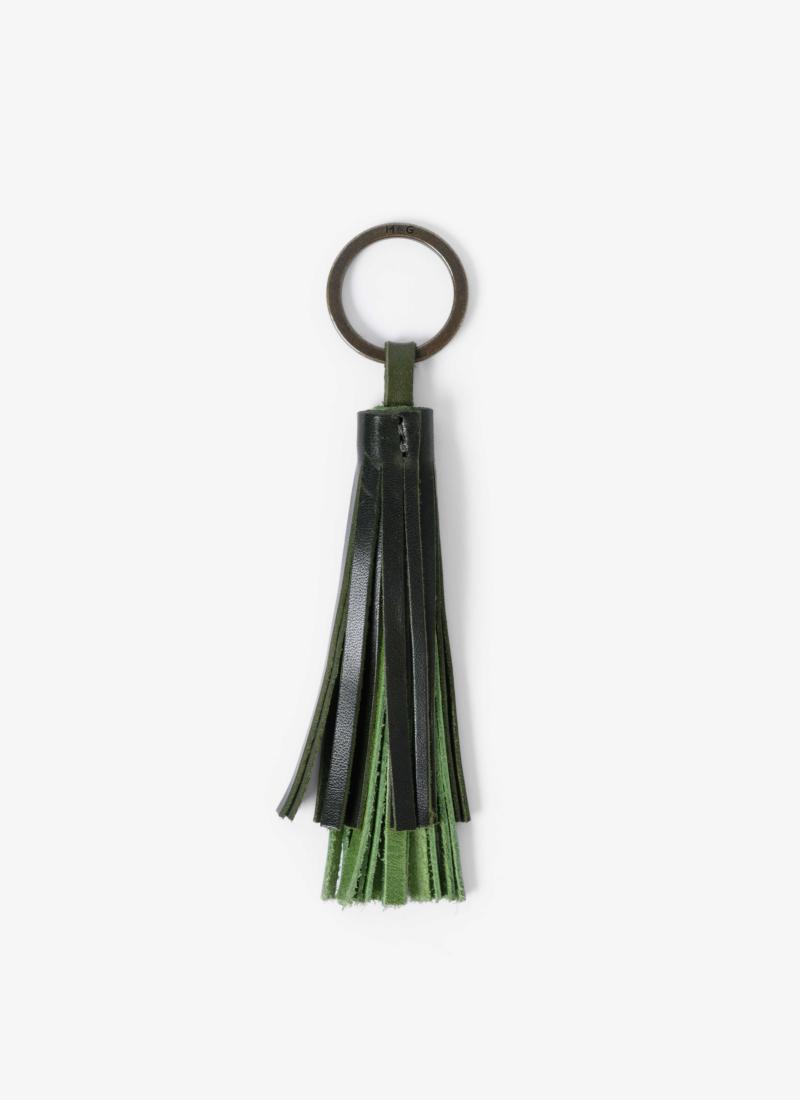 Leather Tassel Keychain - Moore & Giles